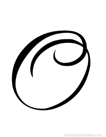 Printable Cursive Letters - Free Fancy Cursive Letters