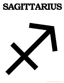 Printable Zodiac Signs - Print Free Zodiac Symbols