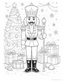 Nutcracker Coloring Page