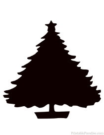 Christmas Tree Silhouette