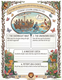 Jesus and the Miraculous Catching of Fish Lesson Plan
