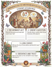 Woman Washes Jesus Feet Lesson Plan