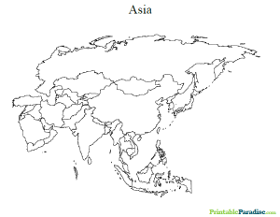 Map of Asia