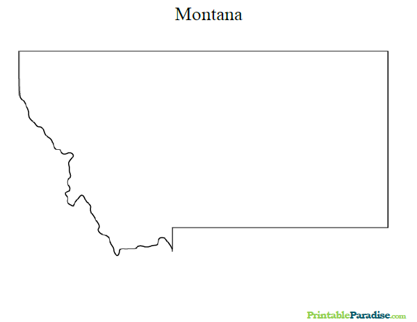 printable-state-map-of-montana for Free Printable Map Of Montana Printable State Map of Montana for Free Printable Map Of Montana