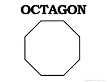 Octagon Shape for Kids Learning