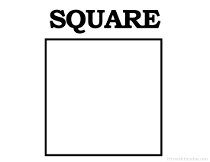 Square Shape for Kids Learning
